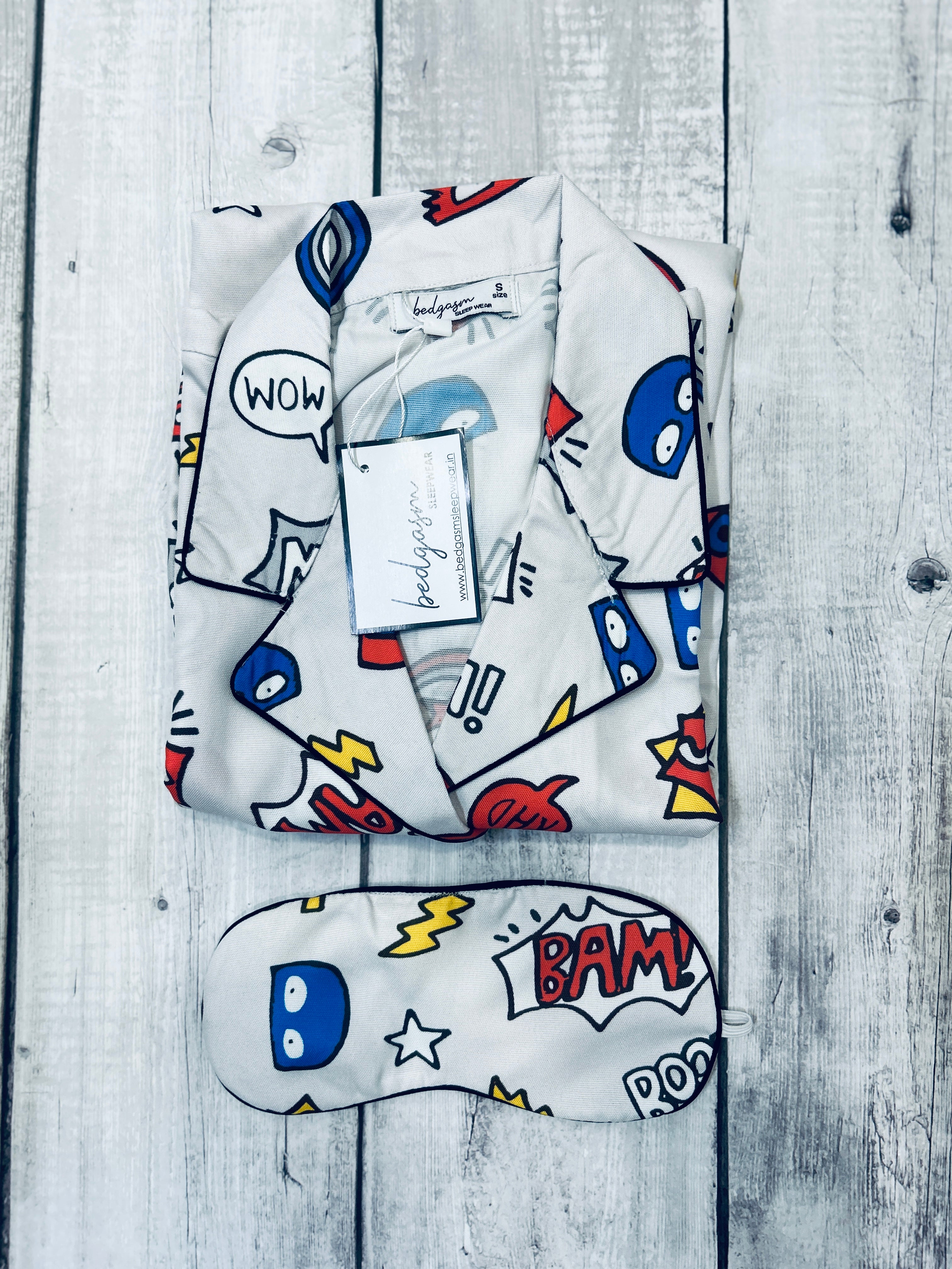 Smaaaaash! Men Nightwear Set