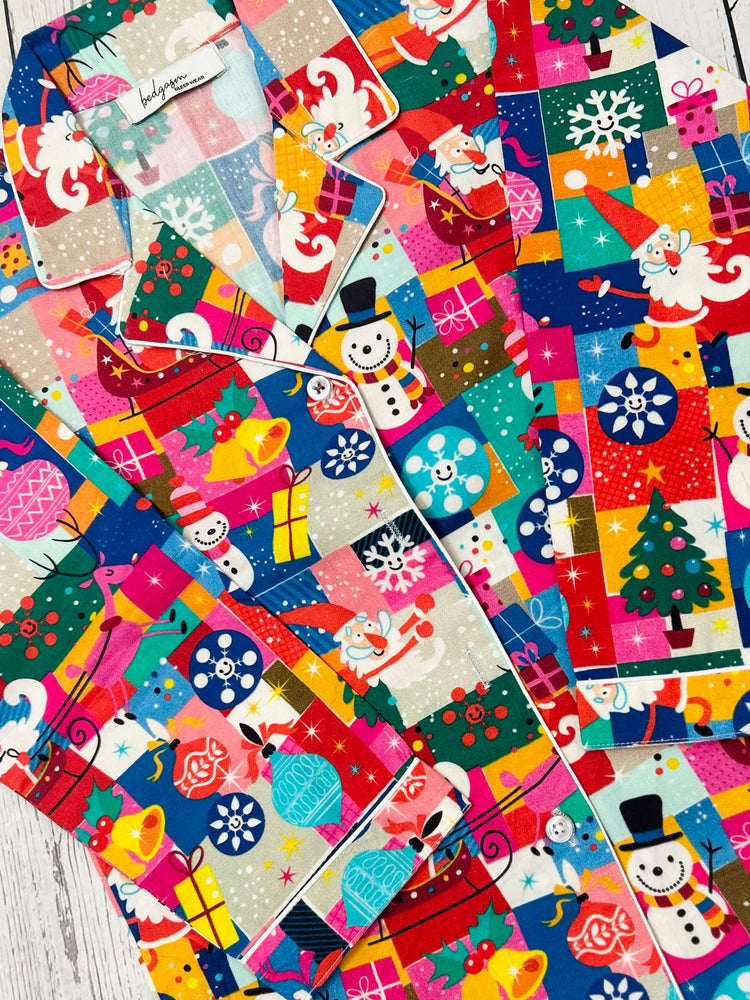 Load image into Gallery viewer, Jingle Bells Kids Nightwear Set
