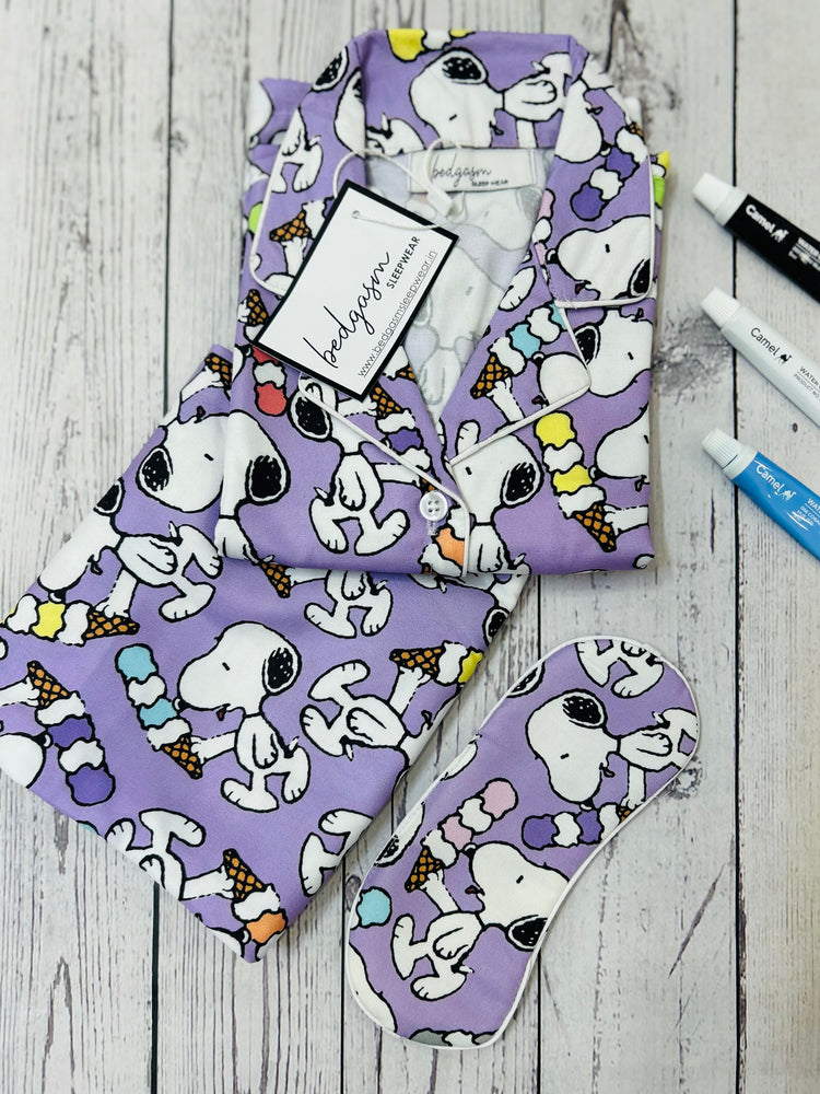 Load image into Gallery viewer, Snoopy - Pajama Set Nightwear Set
