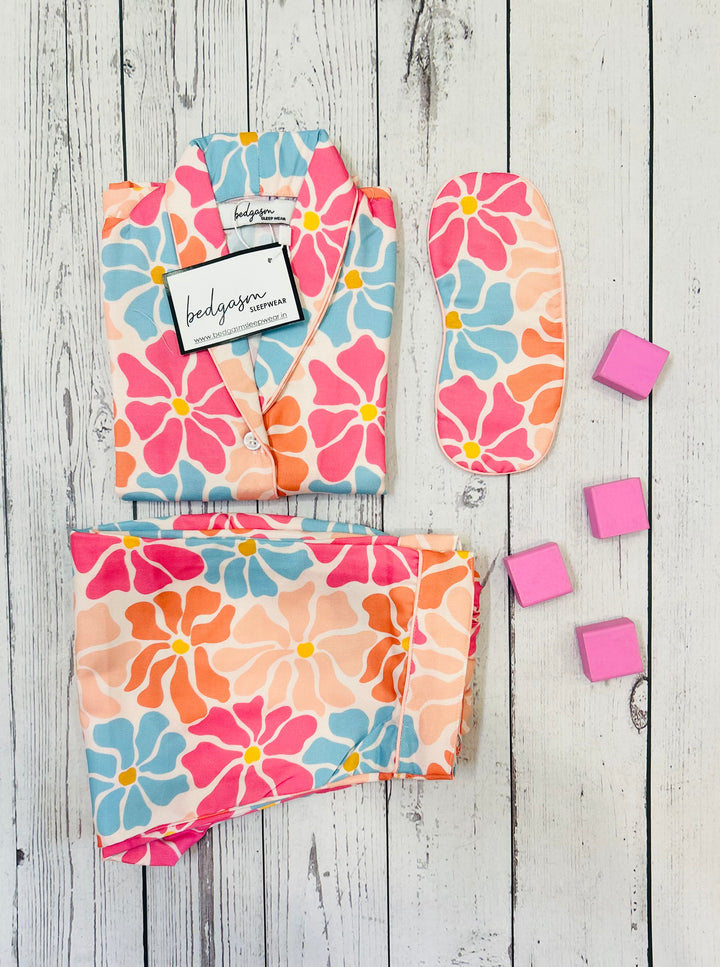 Nothing But Flowers Pajama Set Nightwear Set