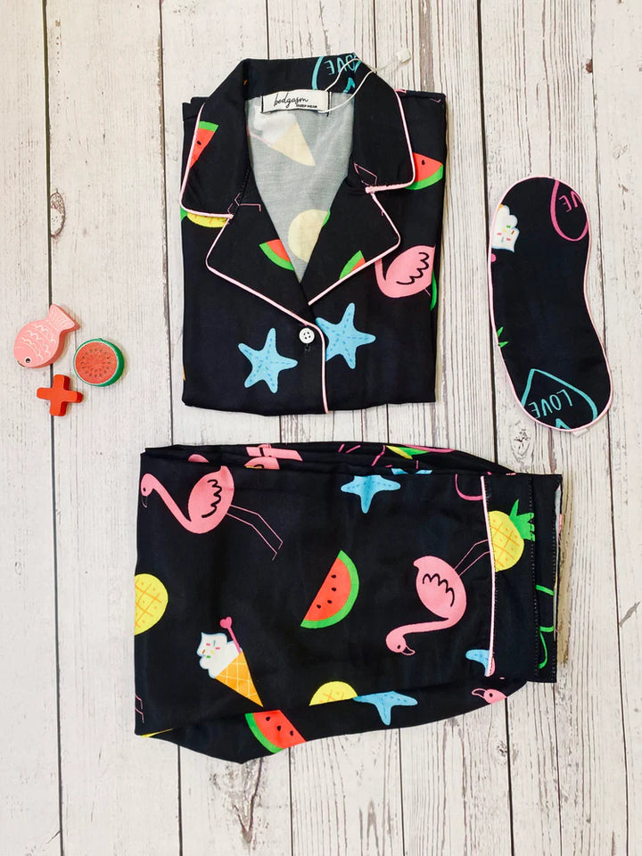 Pink Flamingo Nightwear Set