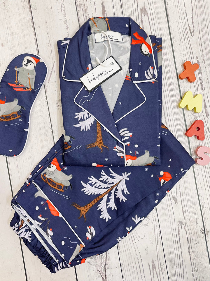 White Christmas Kids Nightwear Set