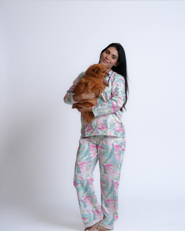 Paradise Petals - Pajama Set Women Nightwear Set