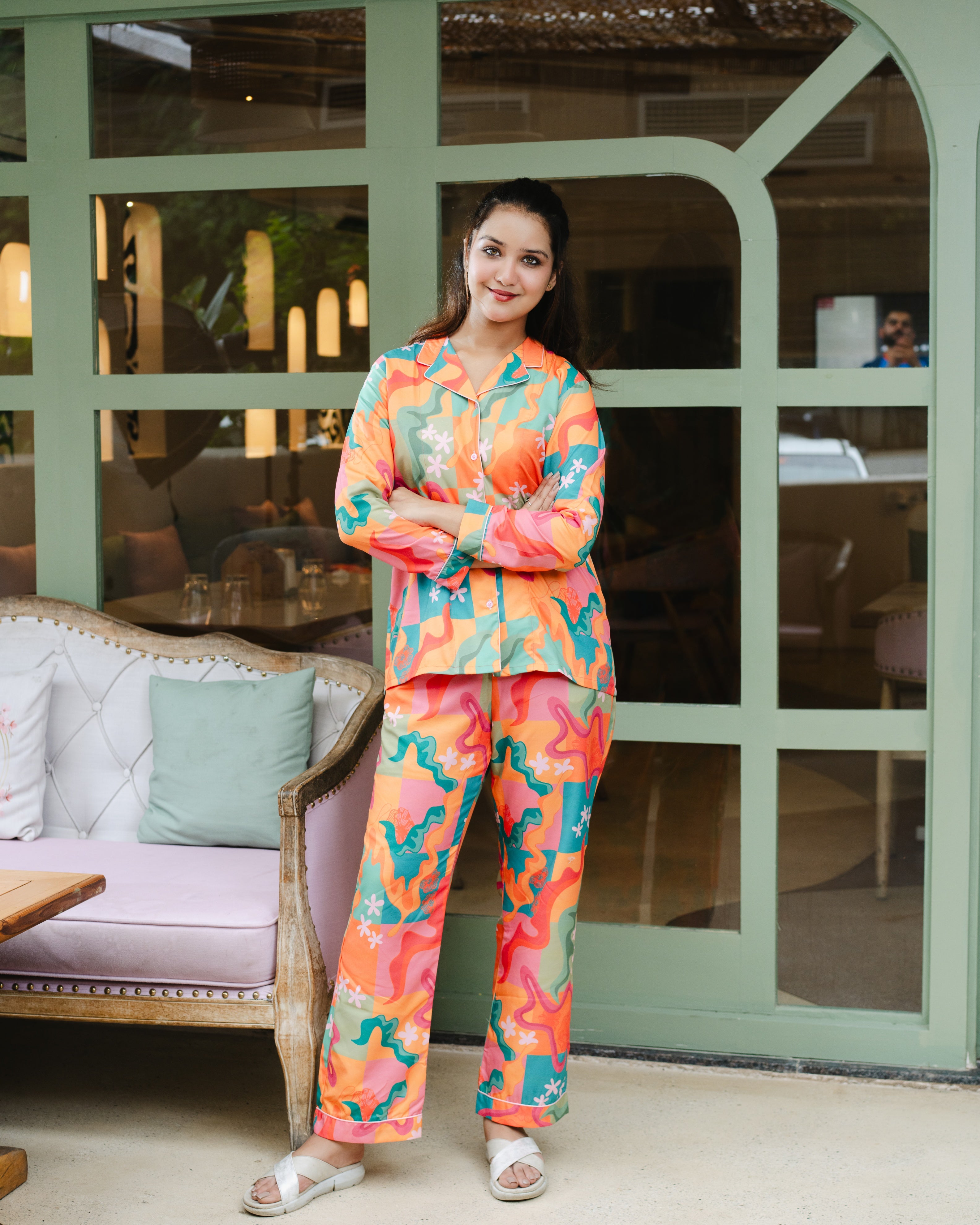 Apricot - Pajama set Nightwear Set