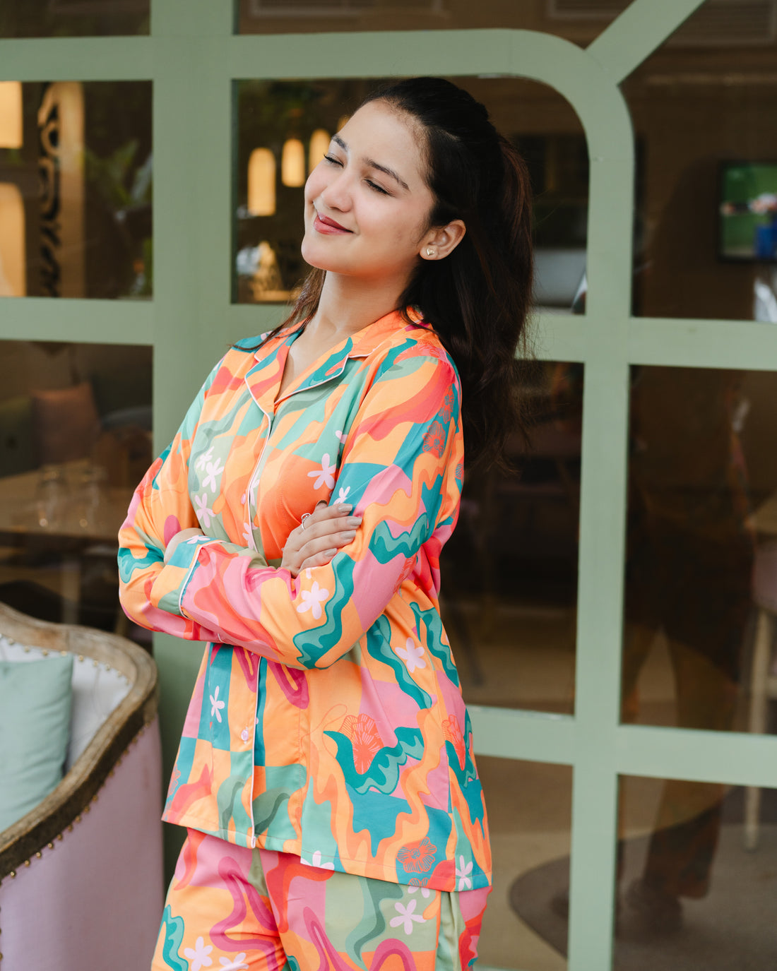 Apricot Nightwear Set