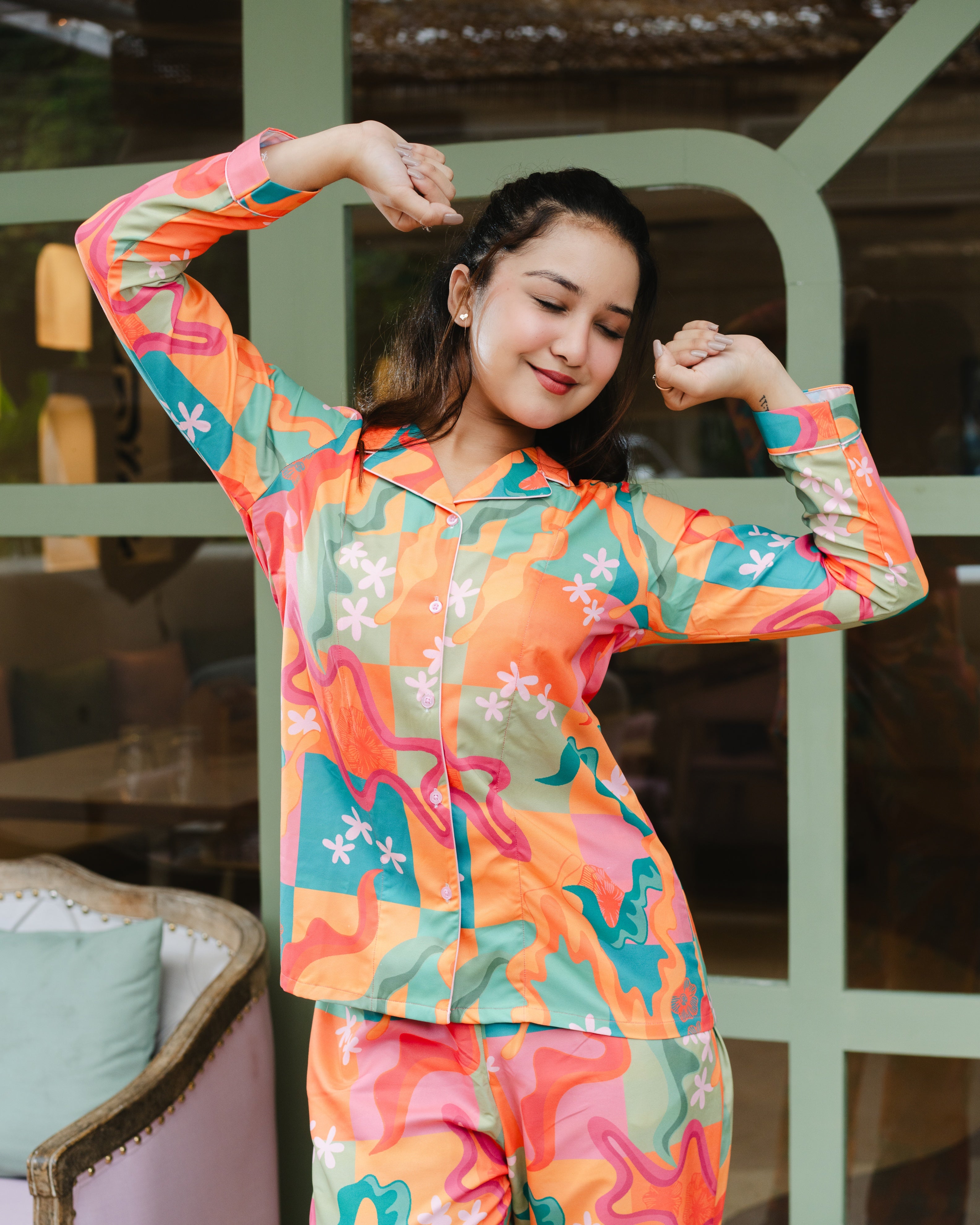 Apricot Nightwear Set