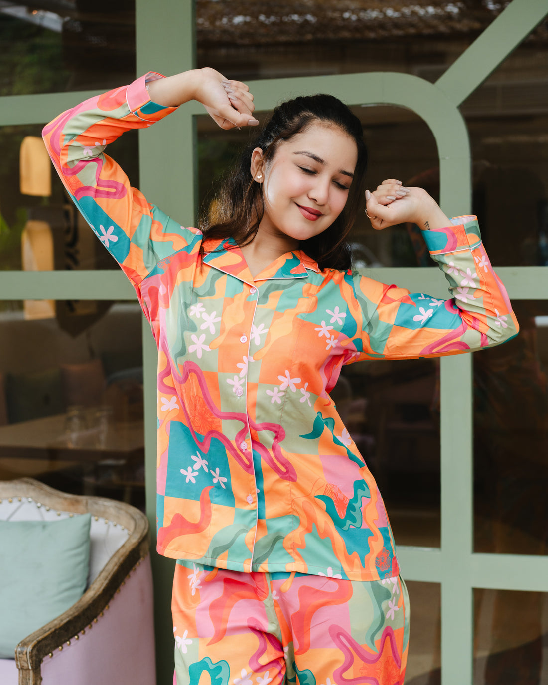 Apricot Nightwear Set