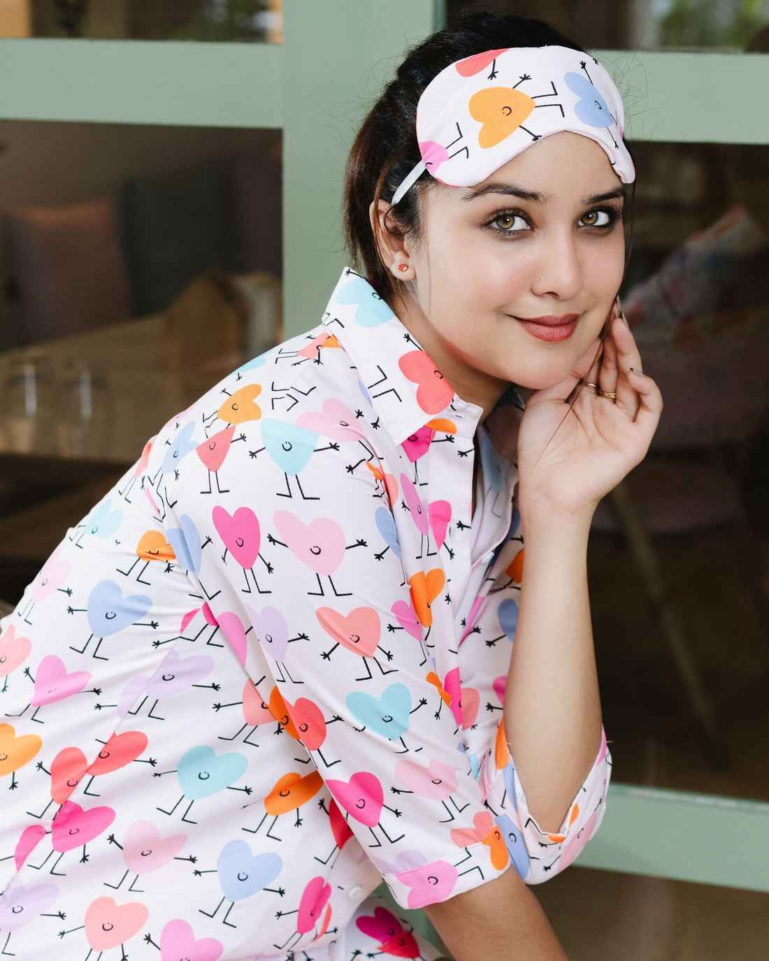 Happy Hearts Nightwear Set