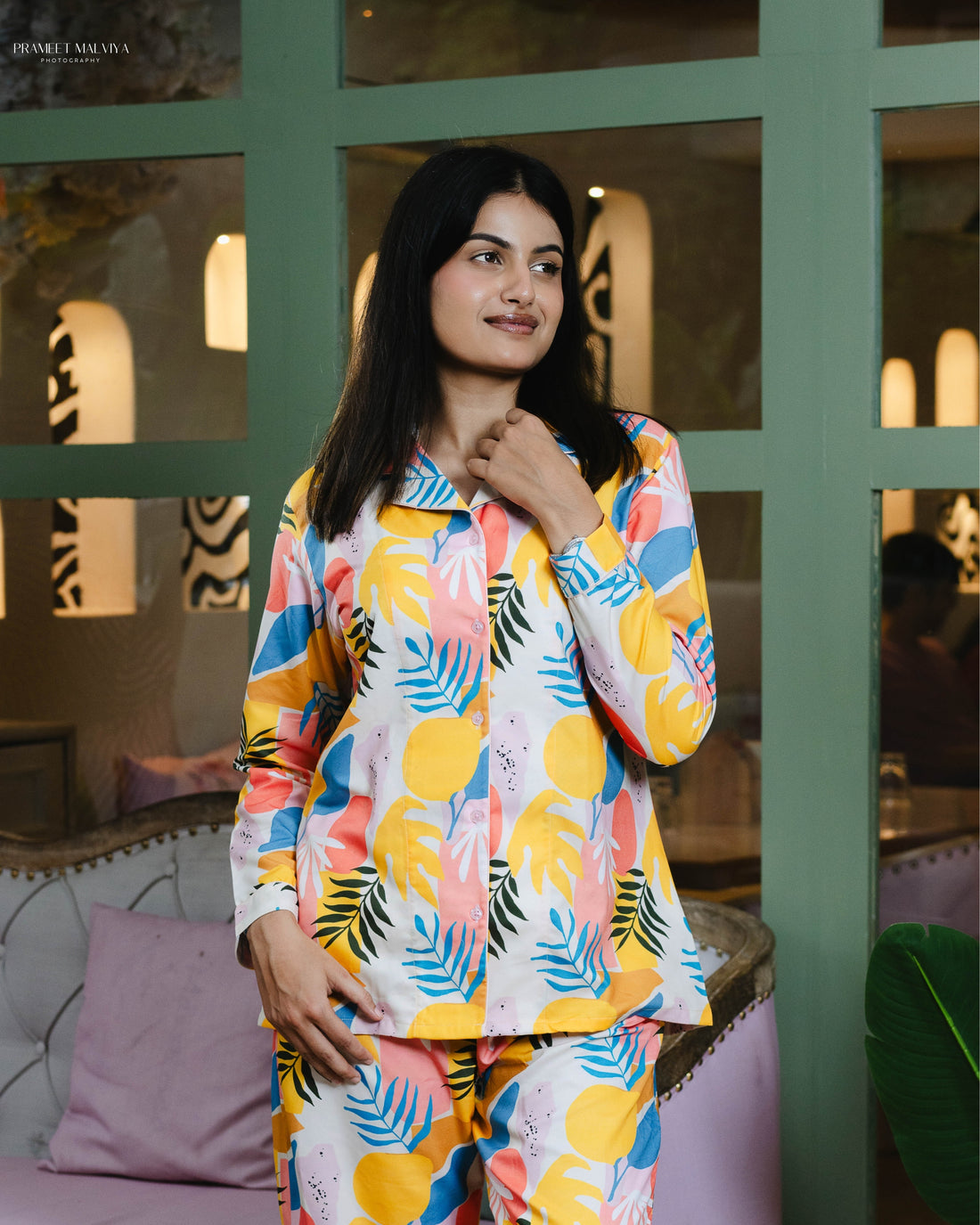 Yellow Meadow Nightwear Set