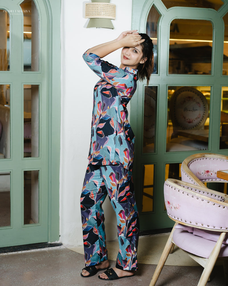 Load image into Gallery viewer, Azure Loungewear Set
