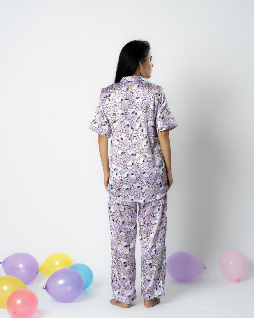 Snoopy Satin Nightwear Set