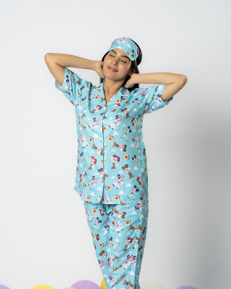 Load image into Gallery viewer, Toon Time Dreams Nightwear Set
