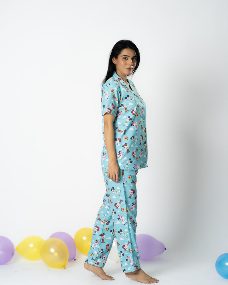 Load image into Gallery viewer, Toon Time Dreams Nightwear Set
