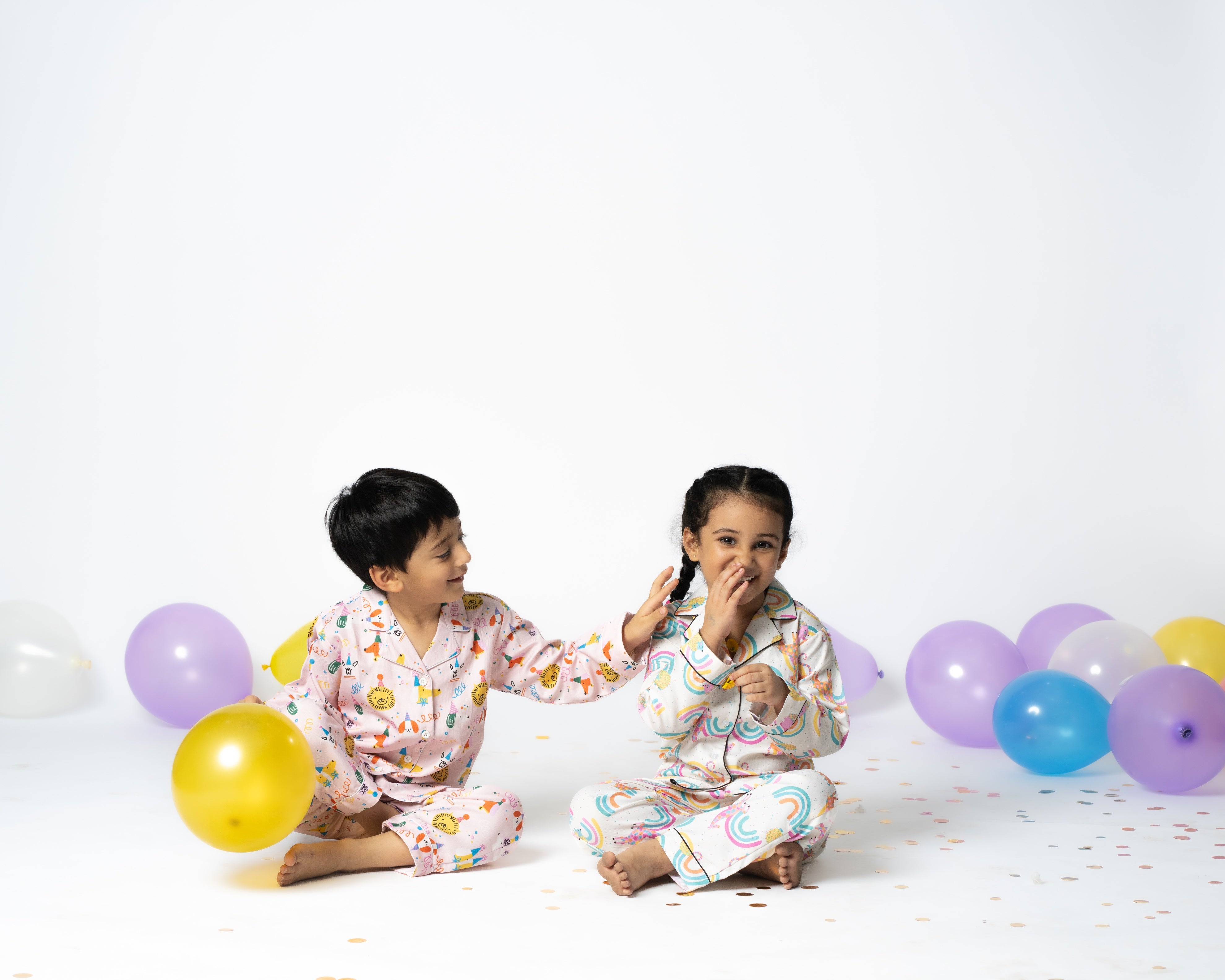 Rainbow Frolic Kids Nightwear Set