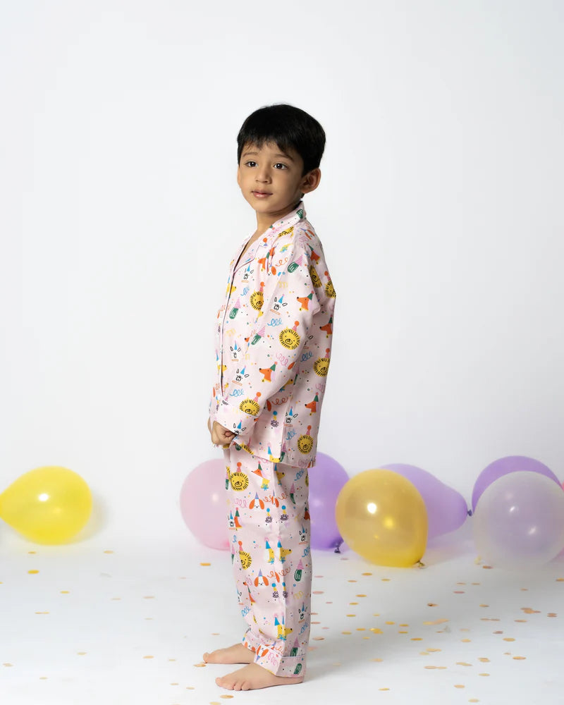 Load image into Gallery viewer, Jungle Bash Pajama set Nightwear Set
