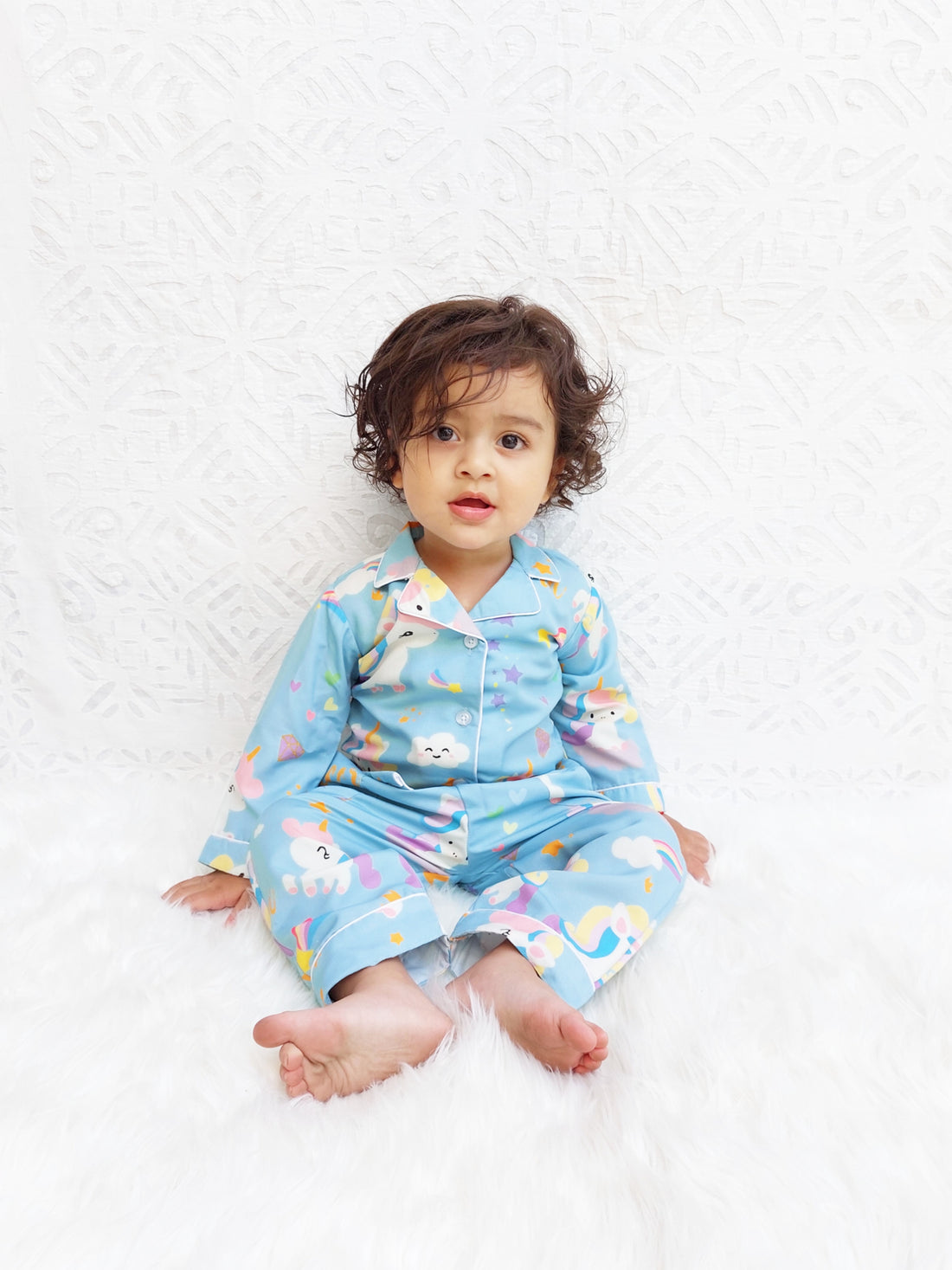 Starry Unicorn Kids Nightwear Set