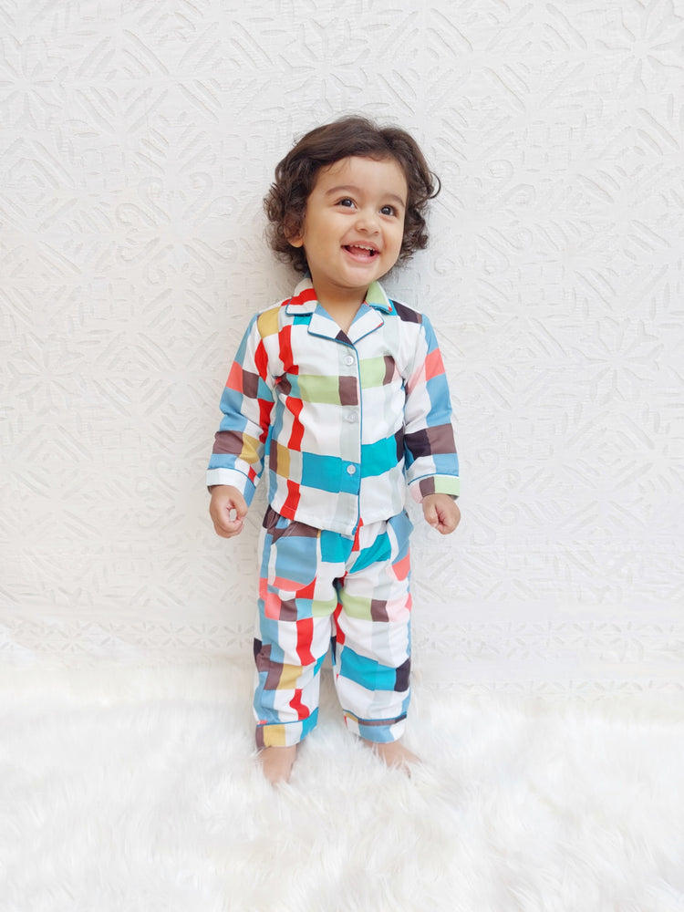 Load image into Gallery viewer, Checkers Kids Nightwear Set
