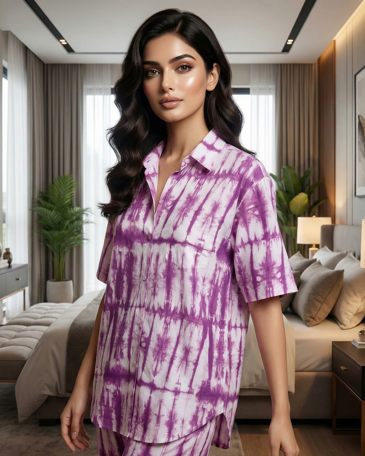 Purple Haze Women Nightwear Set