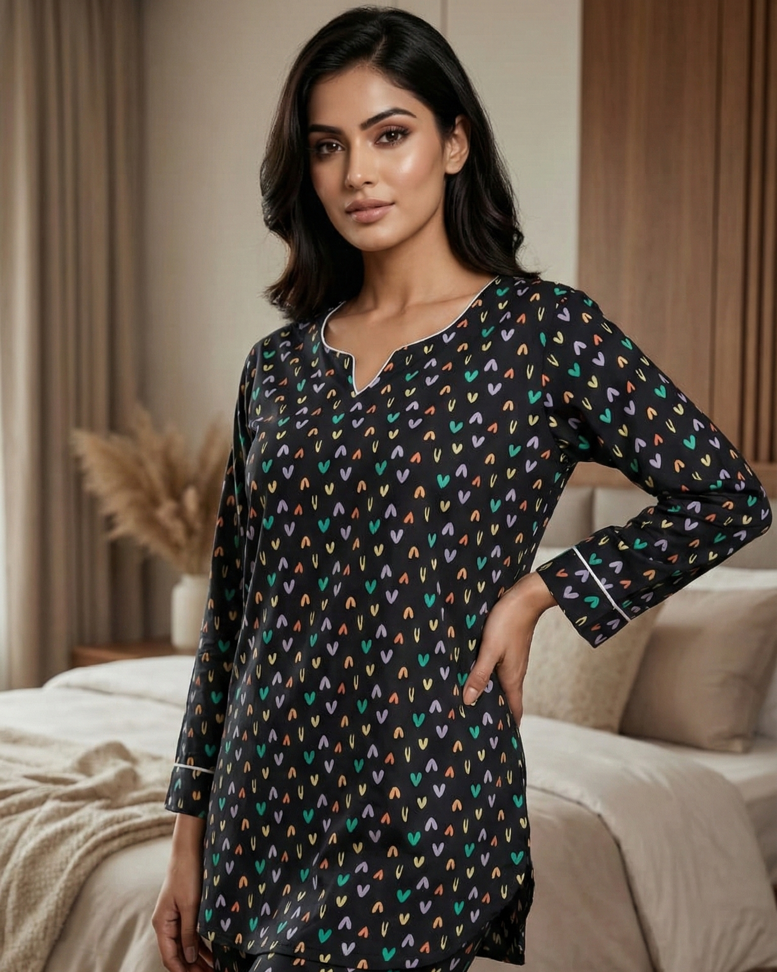 Sprinkle of Love Women Nightwear Set