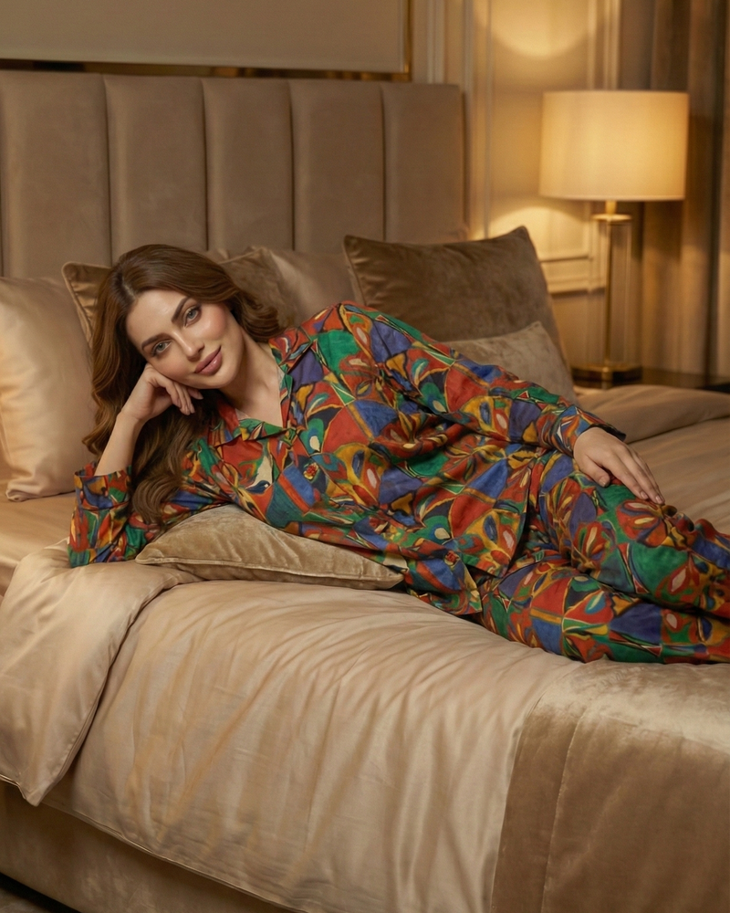 Load image into Gallery viewer, The Kaleidoscope Nightwear Set
