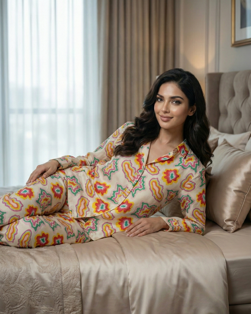 Load image into Gallery viewer, The Mosaic Nightwear Set
