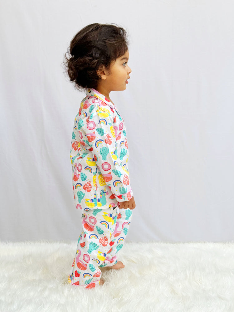 Load image into Gallery viewer, Summer Breeze Pajama set Nightwear Set
