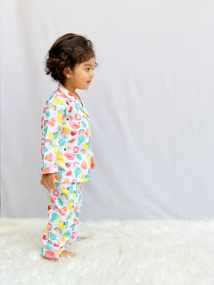 Load image into Gallery viewer, Summer Breeze Pajama set Nightwear Set
