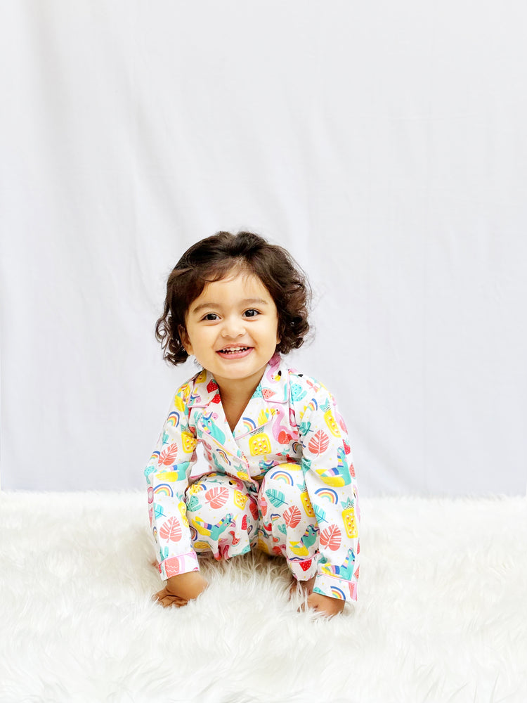 Load image into Gallery viewer, Summer Breeze Pajama set Nightwear Set
