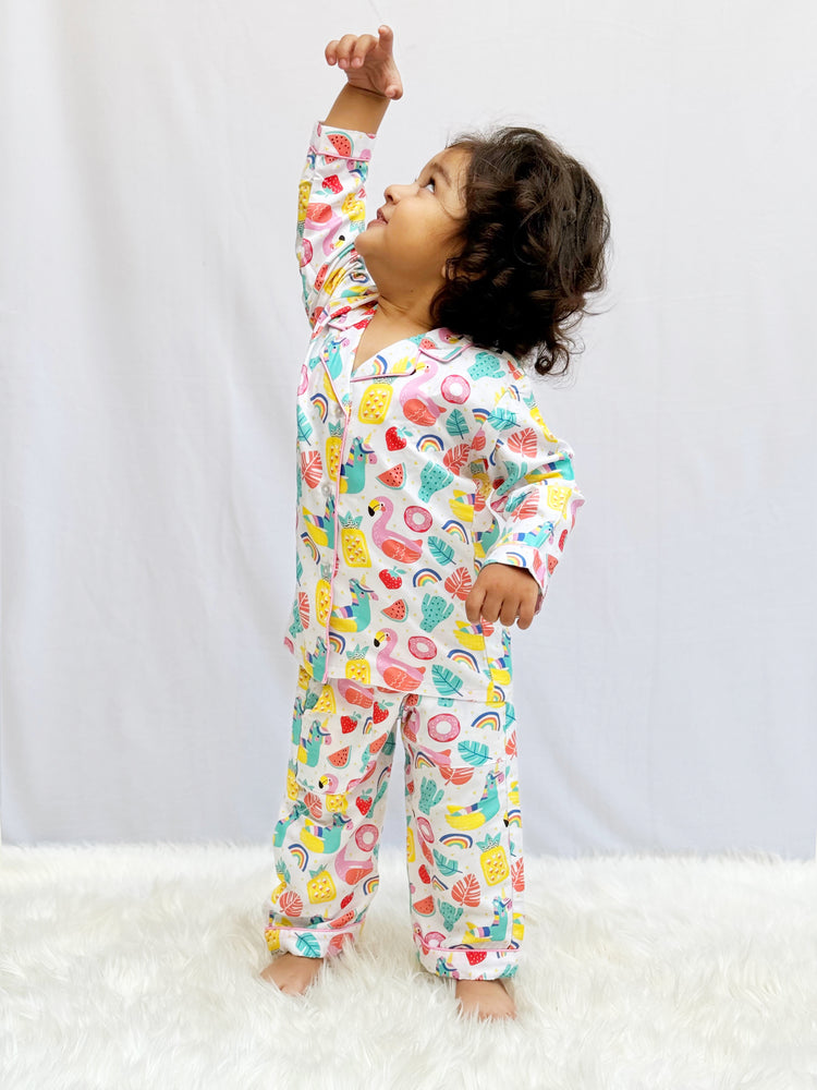 Load image into Gallery viewer, Summer Breeze Pajama set Nightwear Set
