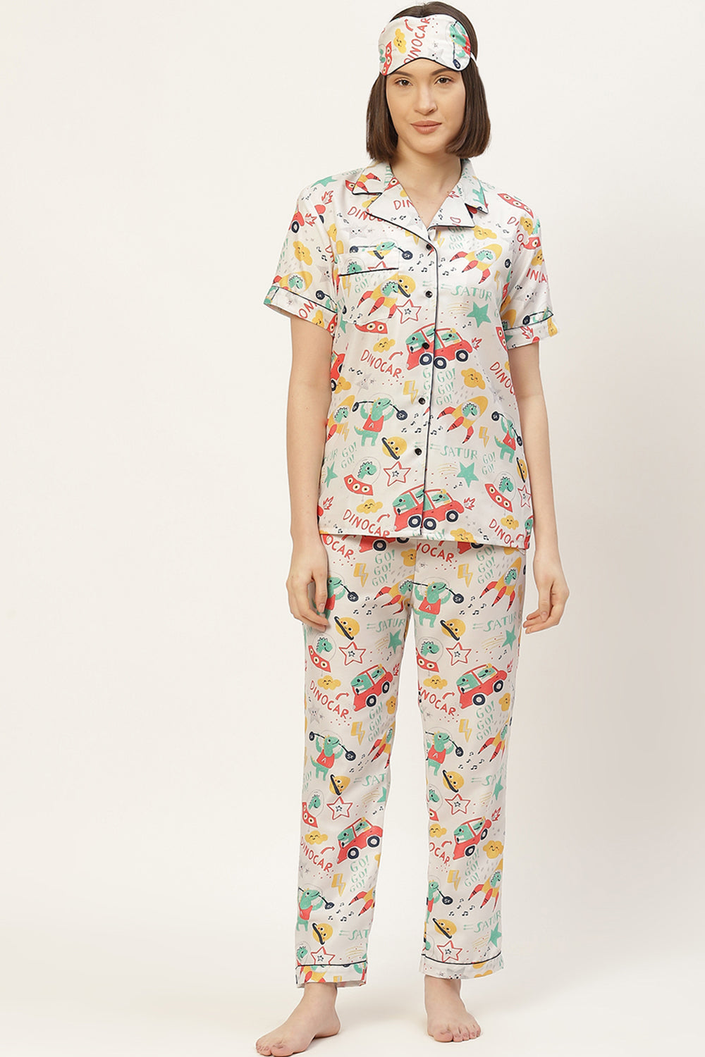 Dino Car Nightwear Set