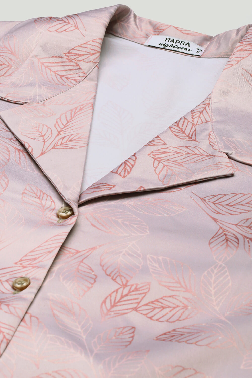 LEAVES ROSE GOLD NIGHTWEAR SET