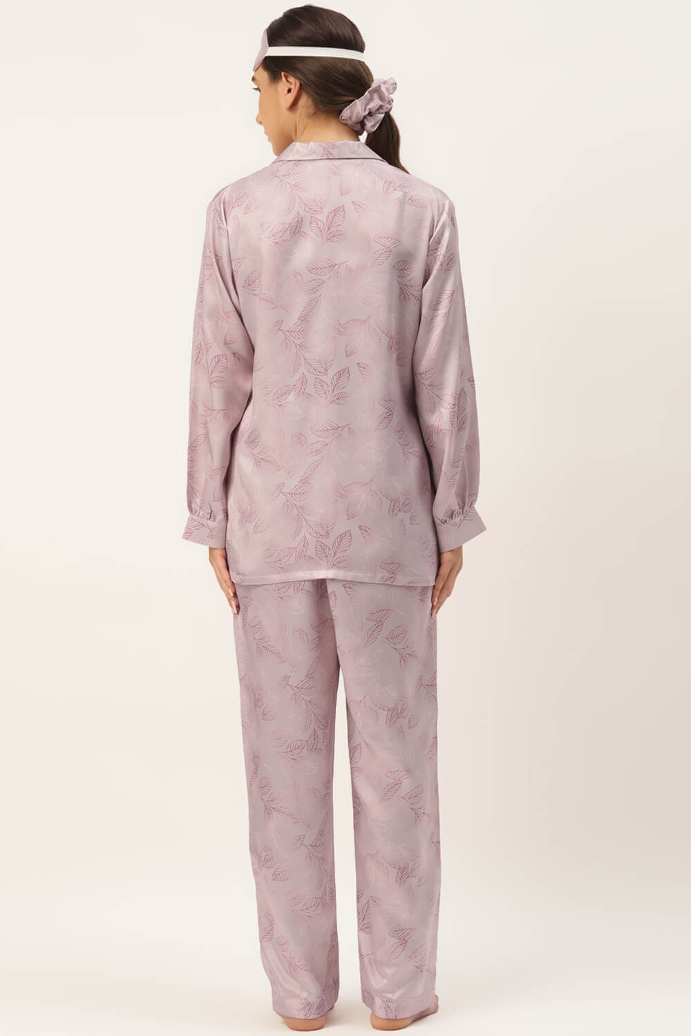 LEAVES ROSE GOLD NIGHTWEAR SET
