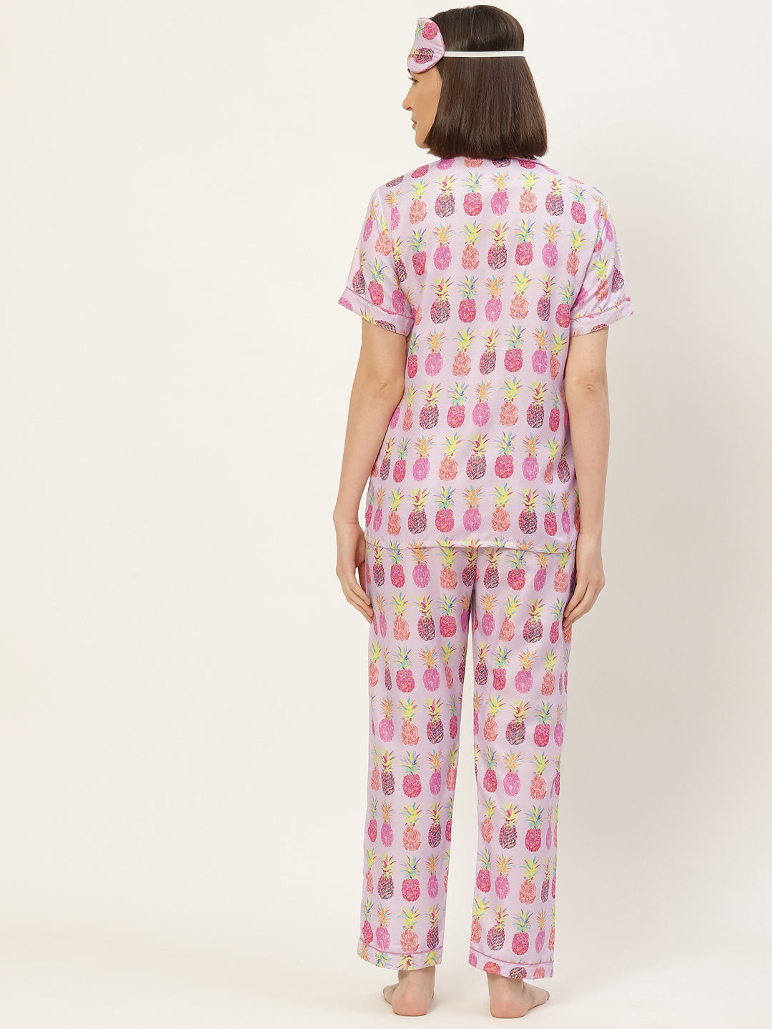 Lilac Pineapple Nightwear Set