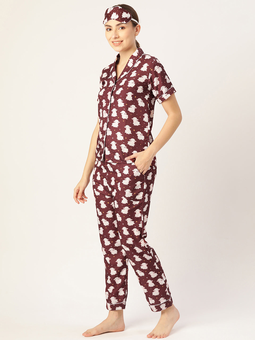 Susie Sheep Pajama Set Nightwear Set Bedgasm sleepwear