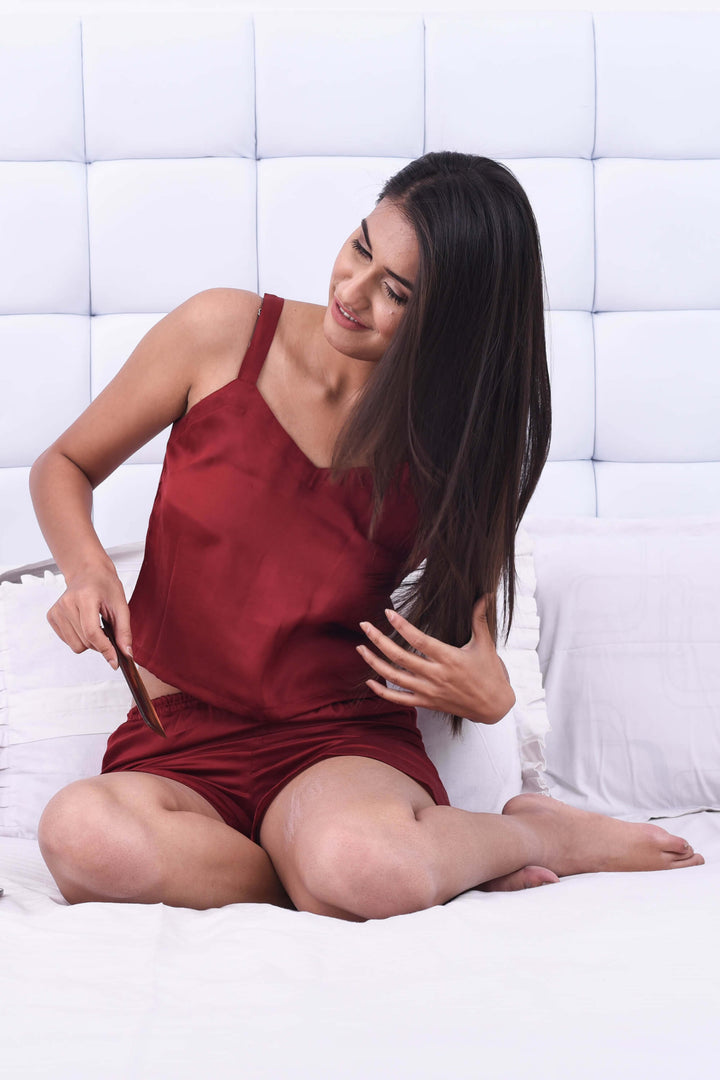 JUST A SPAGHETTI NIGHTWEAR SET