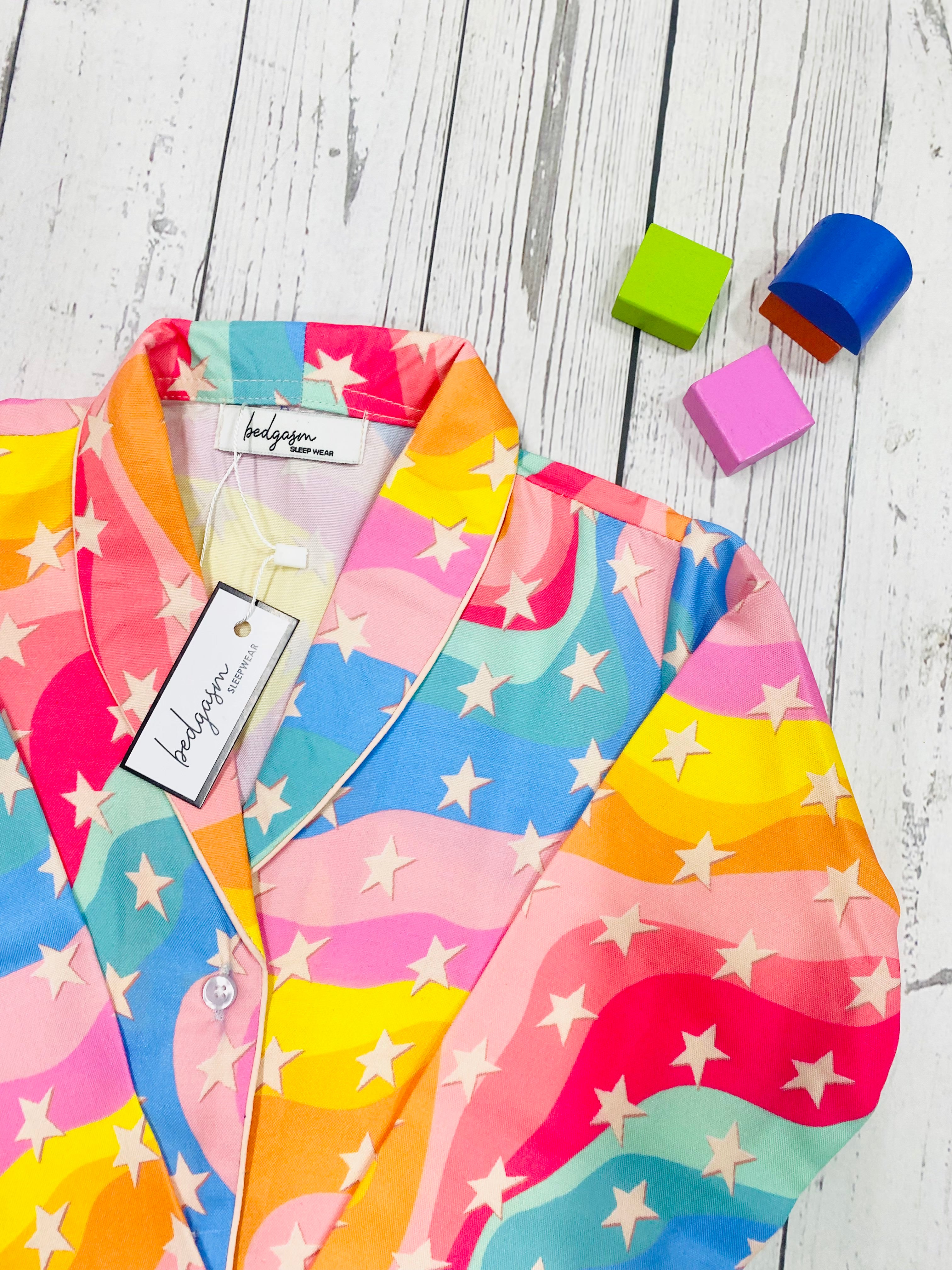 Rainbow Stars Kids Nightwear Set