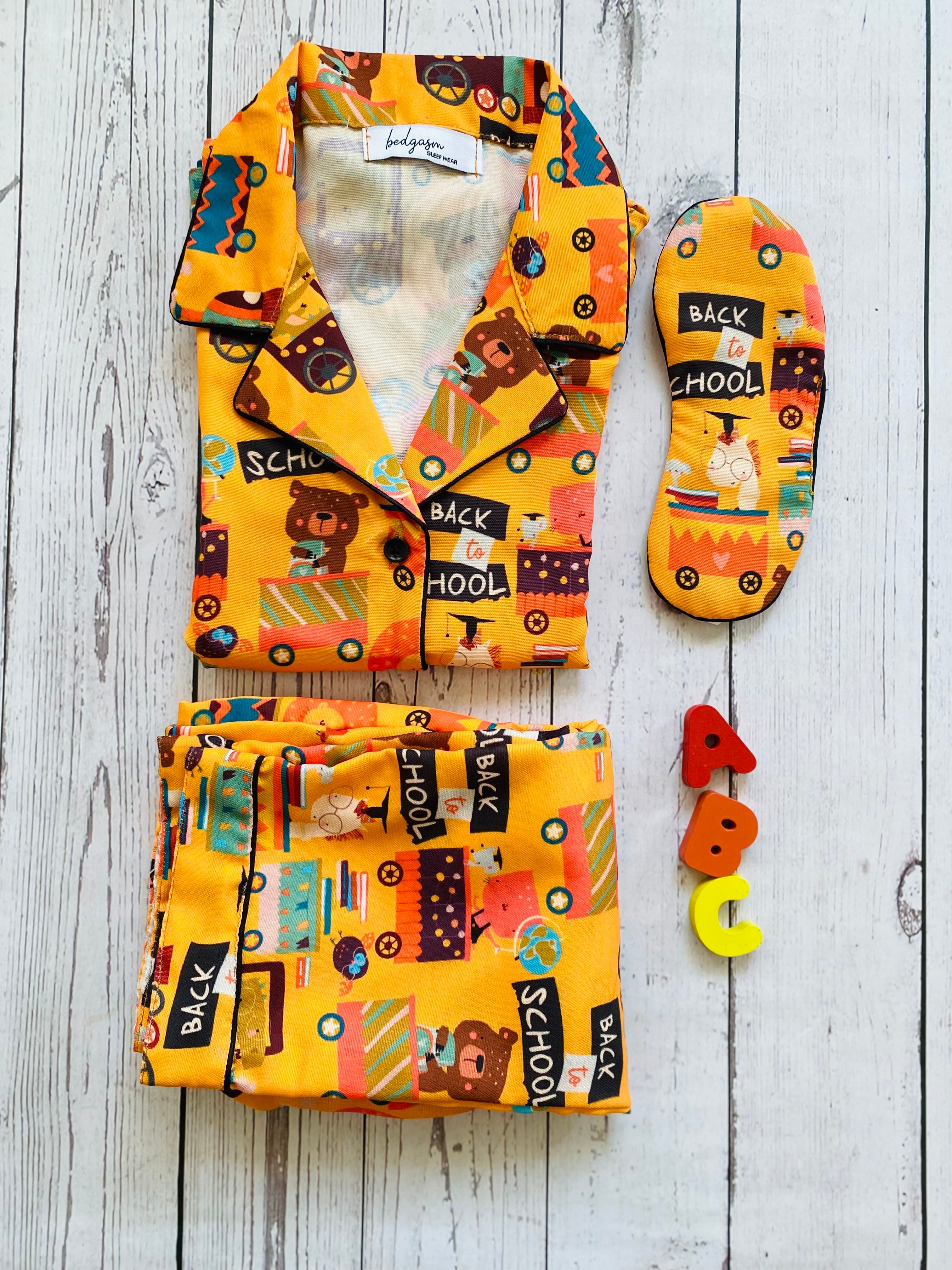 School Time Kids Nightwear Set