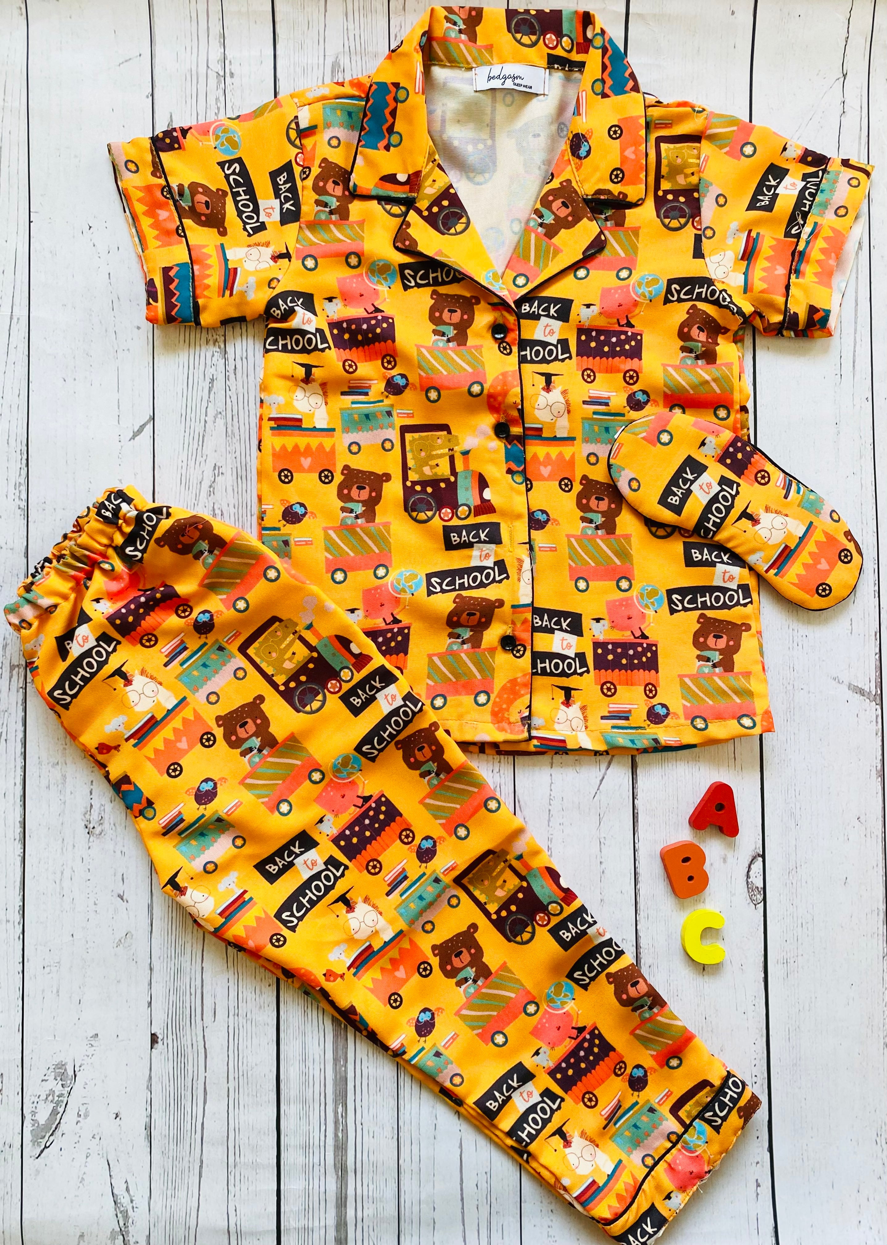 School Time Kids Nightwear Set