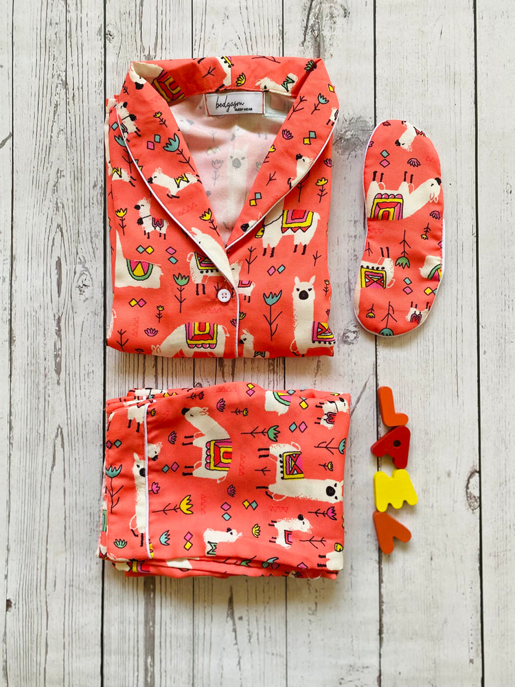 Load image into Gallery viewer, Llama Llama Kids Nightwear Set
