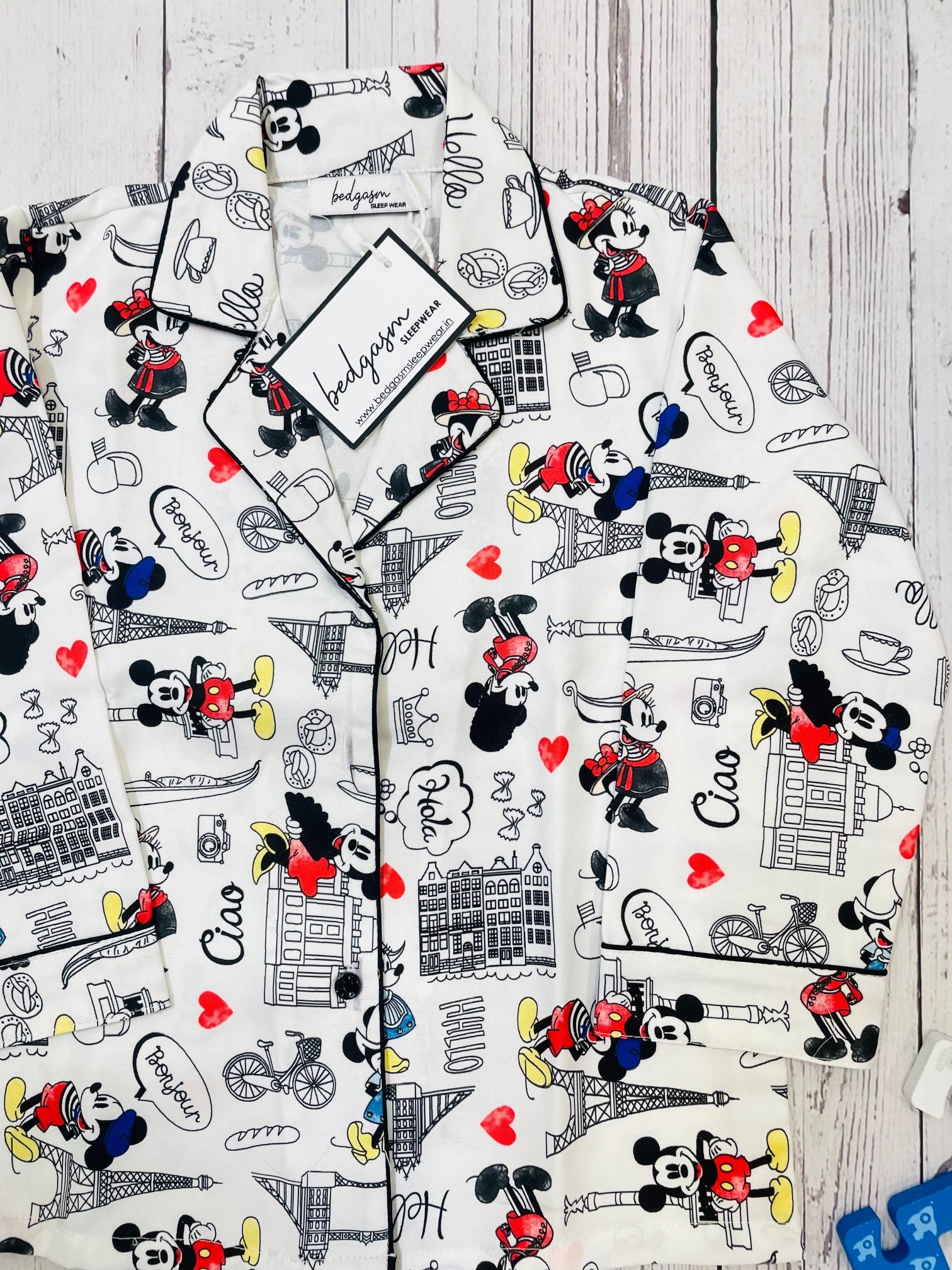 パジャマ・バスローブ BONJOUR KIDS PYJAMA SET IN A POUCH 6y BONJOUR KIDS PYJAMA SET IN A POUCH 6y パジャマ・バスローブ