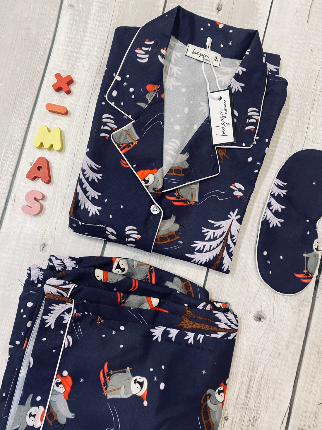 White Christmas Nightwear Set