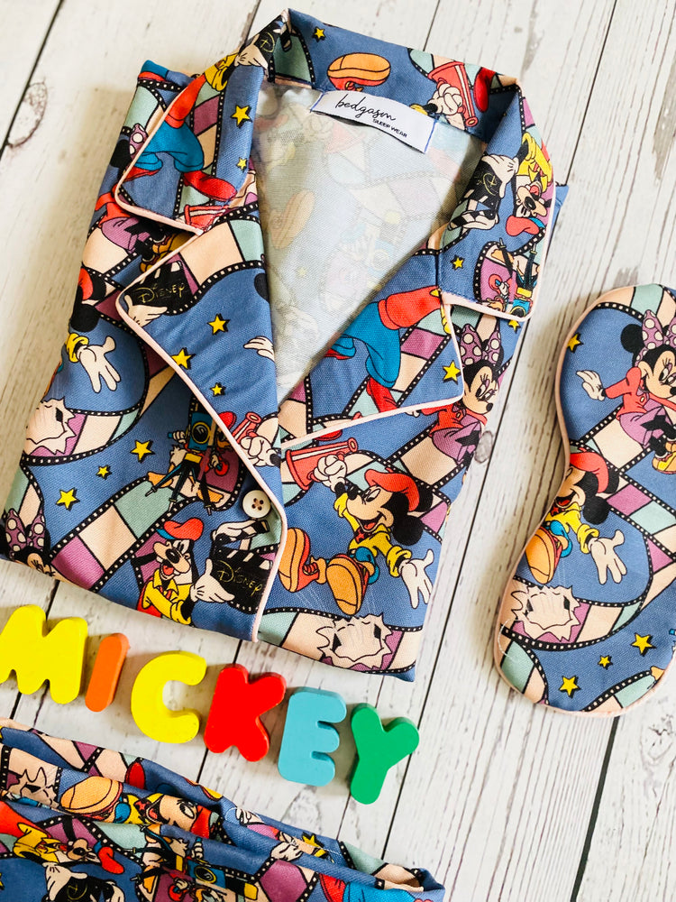Load image into Gallery viewer, Mickey’s Trailer Kids Nightwear Set
