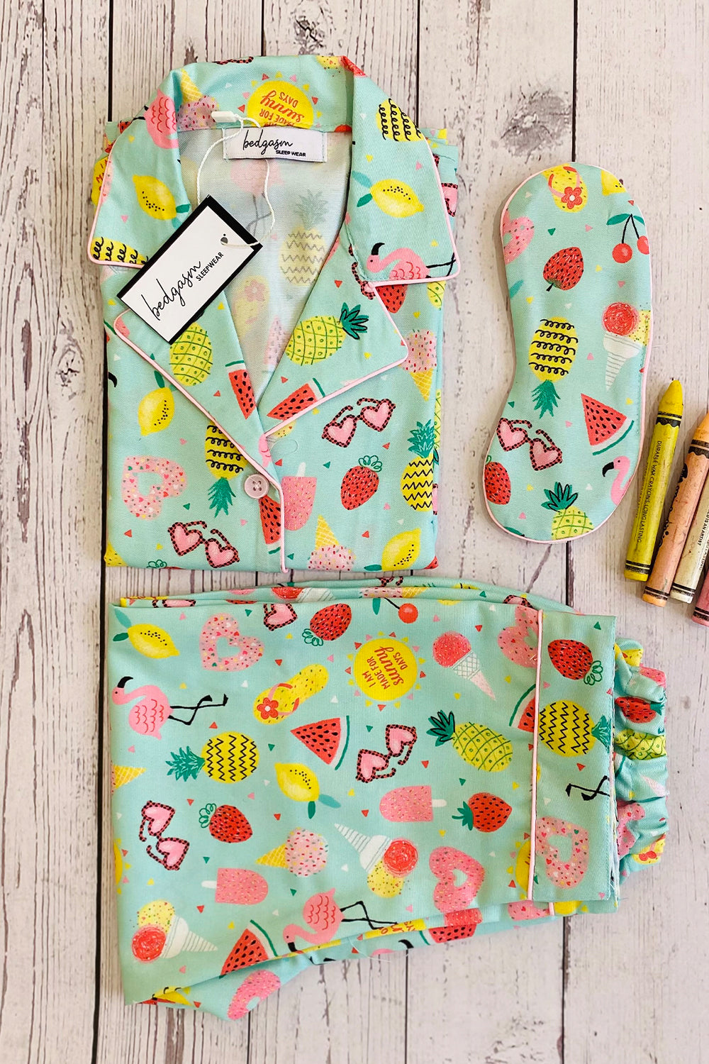 I Am Made For Sunny Days Kids Nightwear Set