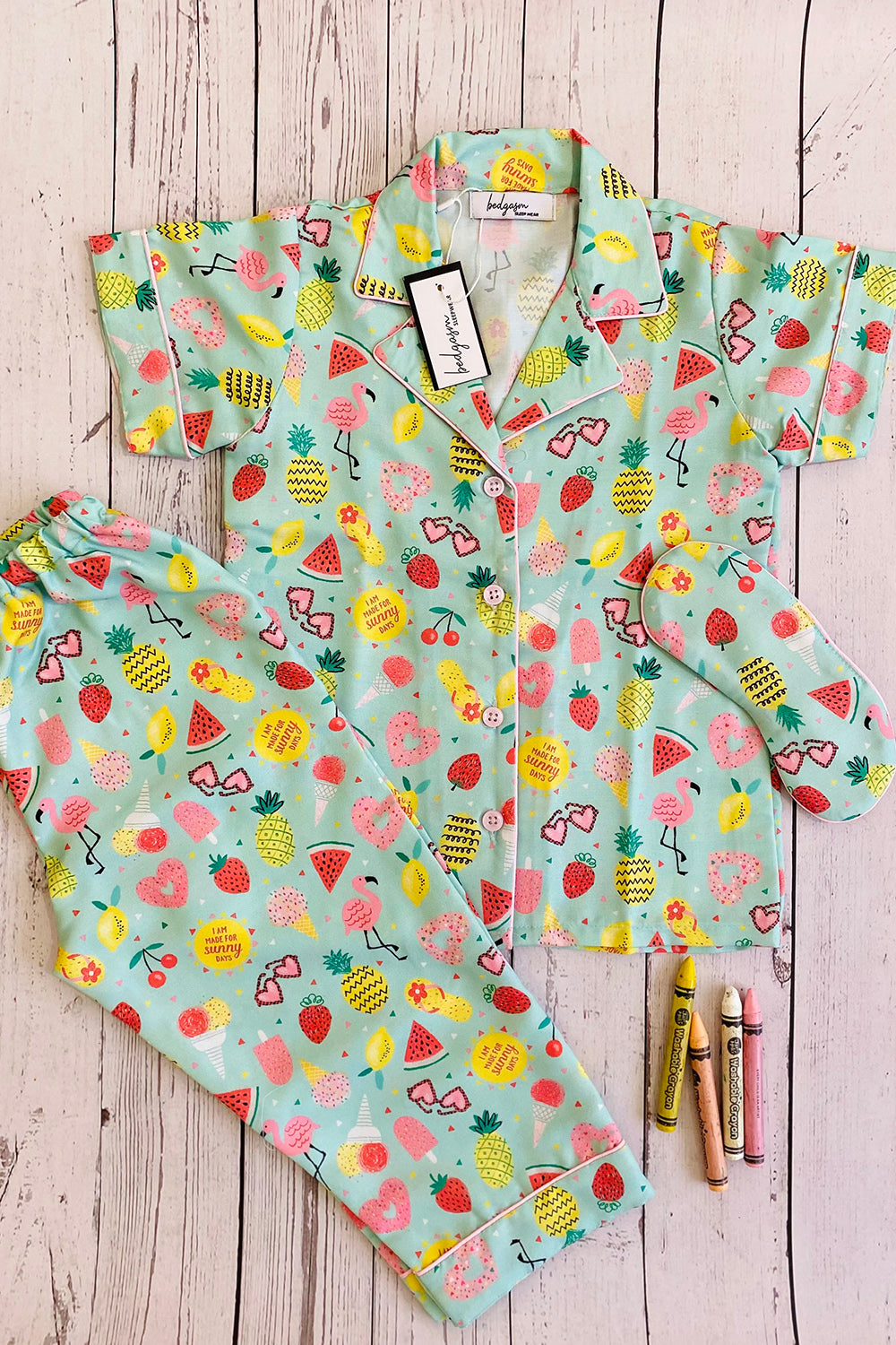 I Am Made For Sunny Days Kids Nightwear Set