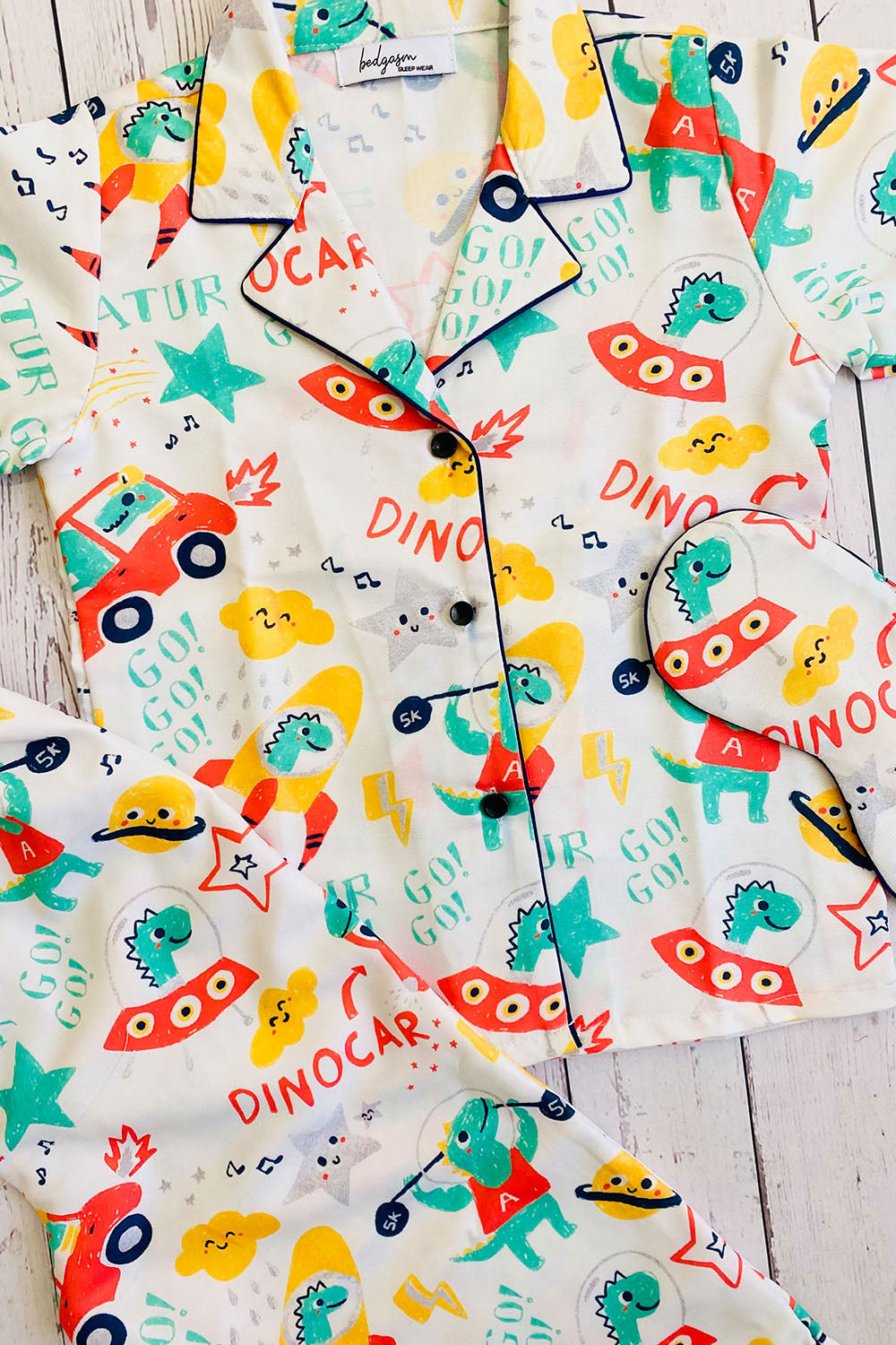 Dino Car Kids Nightwear Set