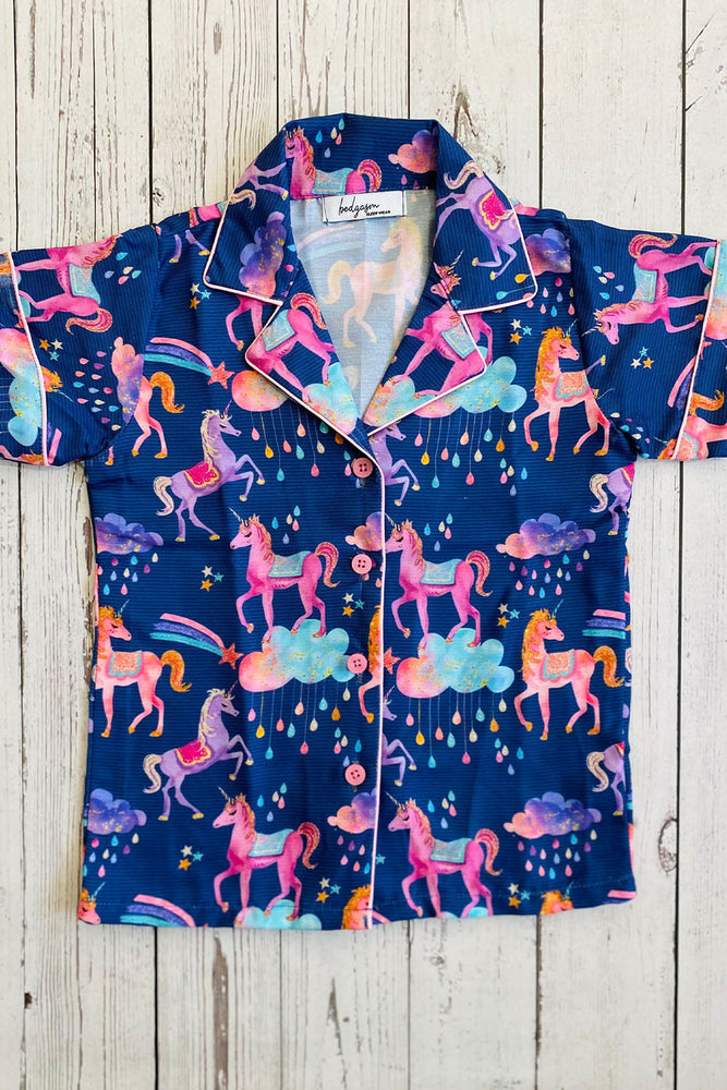 Load image into Gallery viewer, I believe in Unicorns Kids Nightwear Set
