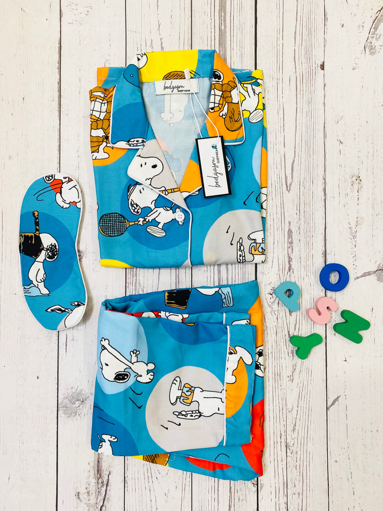 Load image into Gallery viewer, Snoopy’s Day Out Kids Nightwear Set
