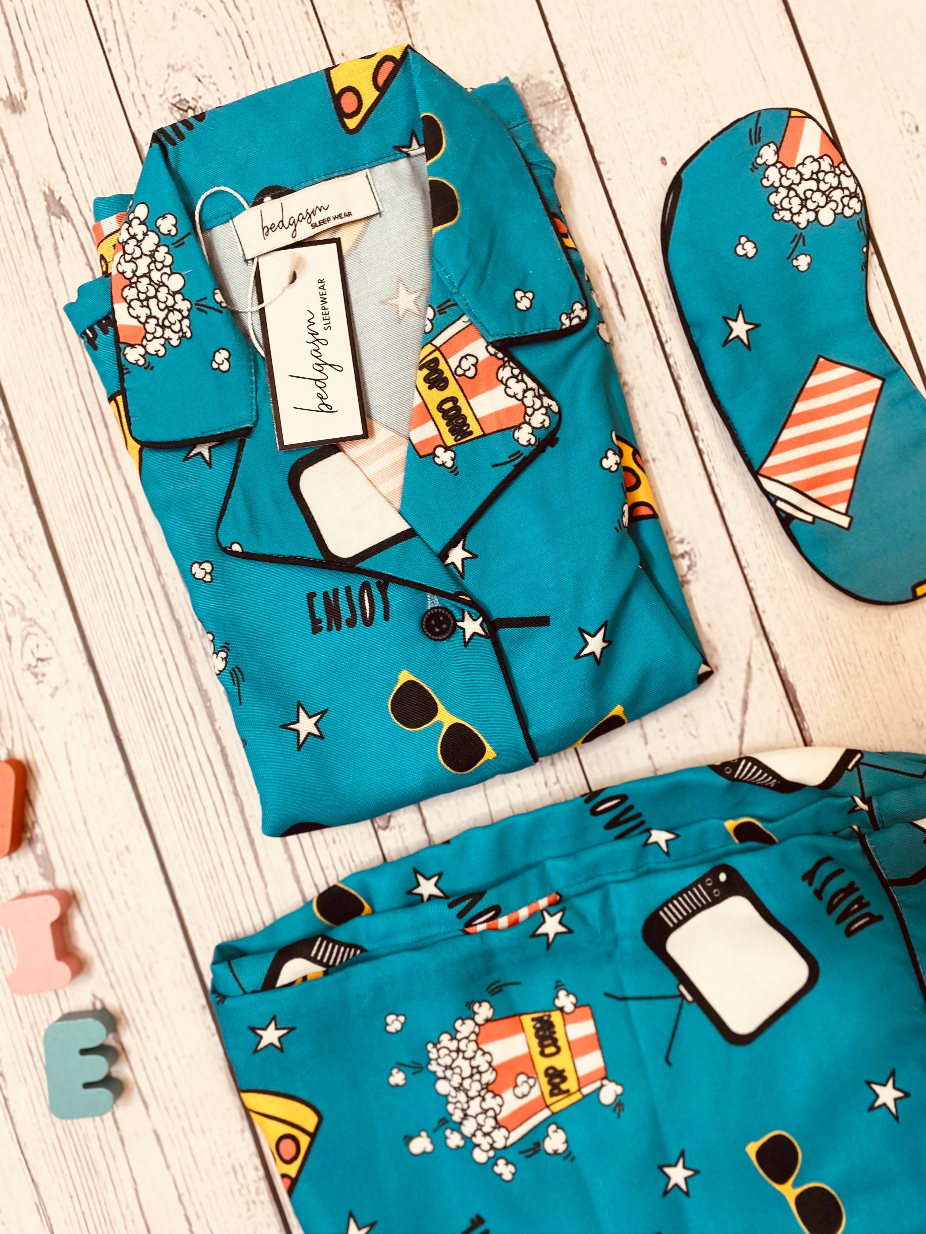 Movie Popcorn Nightwear Set