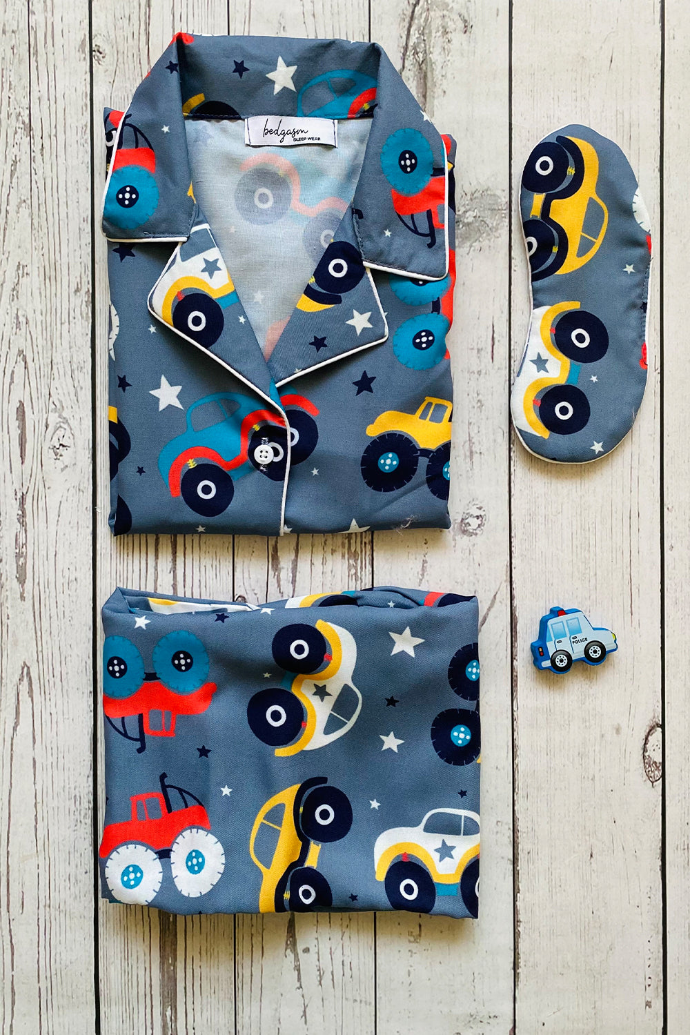 Monster Truck Men Nightwear Set