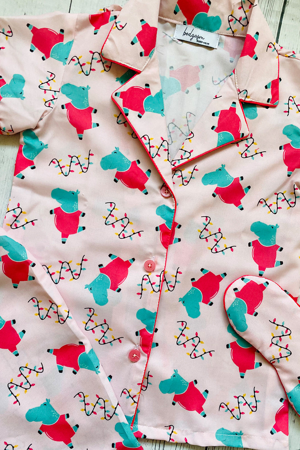 Dancing Hippos Kids Nightwear Set